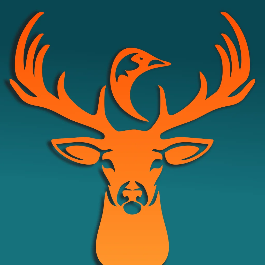 HUNT•IN hunting intelligence app — app icon and visual identity